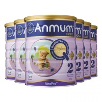 Anmum安满婴儿奶粉2段900g*6罐 须备注身份证才能发货