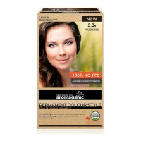 Aromaganic植物染发剂5.0自然浅棕